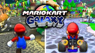 Mario Galaxy Custom Tracks in Mario Kart!