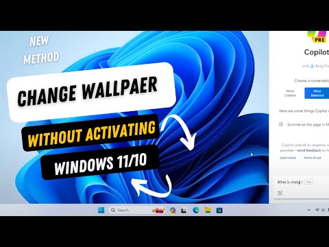 How to Change Windows 11 or 10 Wallpaper  Desktop background Without Activation - 2023. #windows11