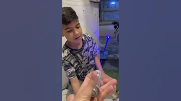 ليزر ازرق يحرق كلشي 
