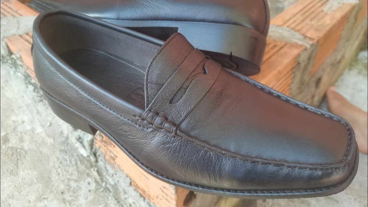 Loafer leather shoes made in Cambodia [ស្នាដៃកូនខ្មែរពិតៗ] YouTube