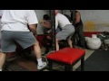 Tom Roselli squating 505x3