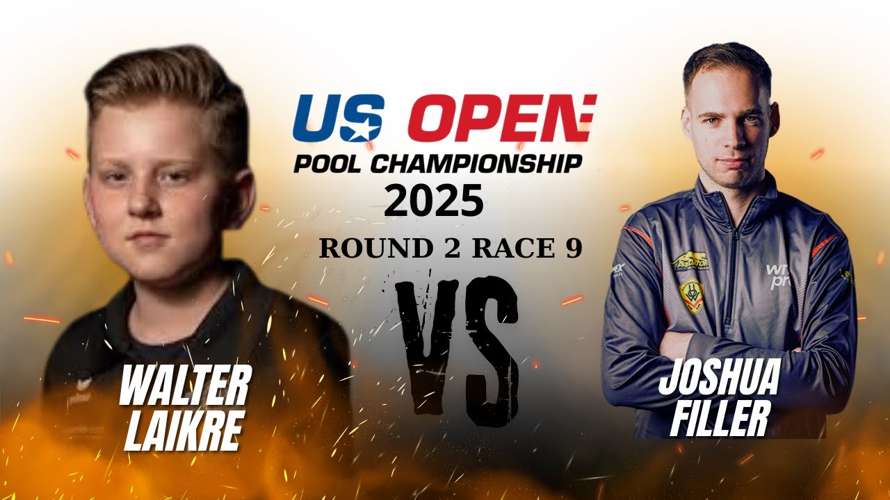 HIGHLIGHTS | Joshua Filler vs Walter Laikre | 2025 US Open Pool  | ジョシュア・フィラー vs ウォルター・ライクレ ハイライト