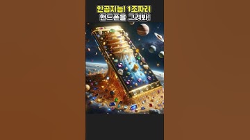 인공지능! 1조짜리 핸드폰 그려줘!! #ai그림 #chatgpt #챗지피티 #인공지능