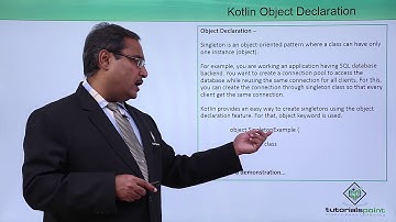 Kotlin - Object Declaration