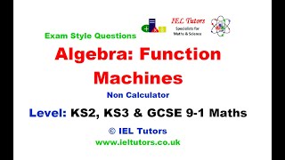 Algebra Function Machines