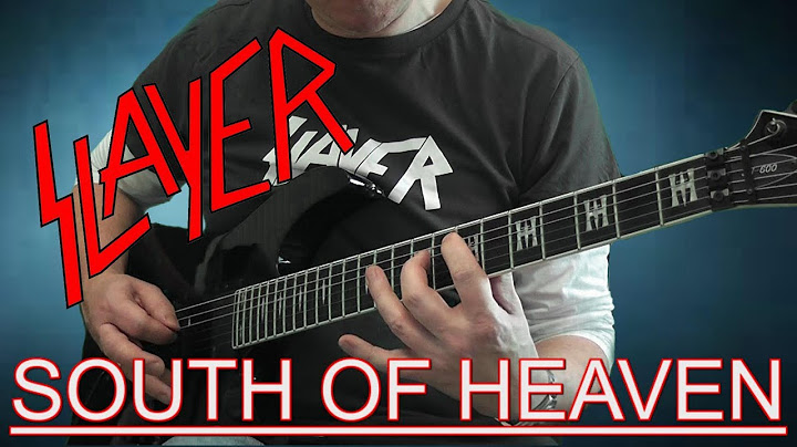 South of Heaven Cover version - Cover performance video thumbnail