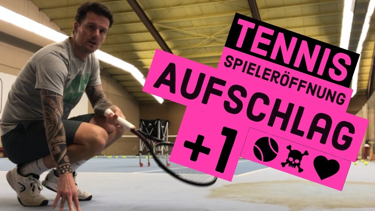 Spieleröffnung Aufschlag + 1 Variante Tennisübung | Tennis Ewige Liebe