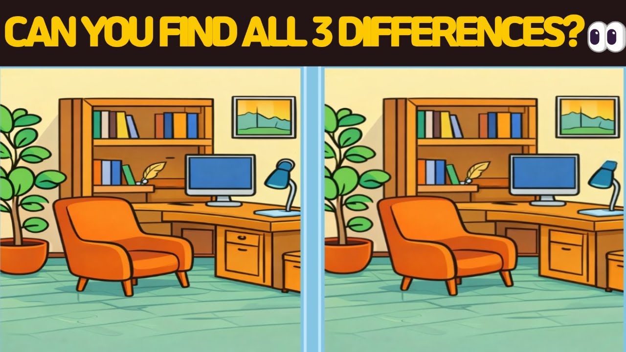 【Spot the Differenceㅣ間違い探し】Find The DifferencesㅣBrainGamesㅣquizㅣVisualPuzzleㅣBrainTrainingㅣCBPuzzle