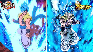 DB FighterZ & DB Legends! SSGSS Gogeta Special Moves/Attacks Comparison