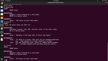 Rebol quick start video - Hello World and a little more