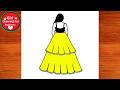 How to draw a nice girl for kids step by step !