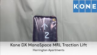 (22/25) MY FIRST KONE DX CLASS! | Harrington Apartments | Kone DX MonoSpace MRL Traction Lift