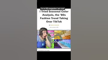 Check me out in this colour analysis article in GQ Magazine #coloranalysis #colouranalysis