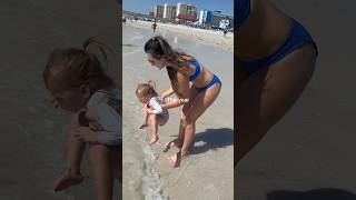 Mama’s gotta take her more often 😂 #beach #baby #momlife #vacation #funny #travel