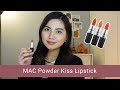 MAC Powder Kiss Lipstick Swatches | Aira Lingat