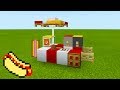 Minecraft Tutorial: How To Make A Hot Dog Stand "2019 City Tutorial"