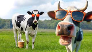 FUNNY COW DANCE 44 | Cow Song & Cow Videos 2024 | Cow dance mix | funny dancing cow | gaiya