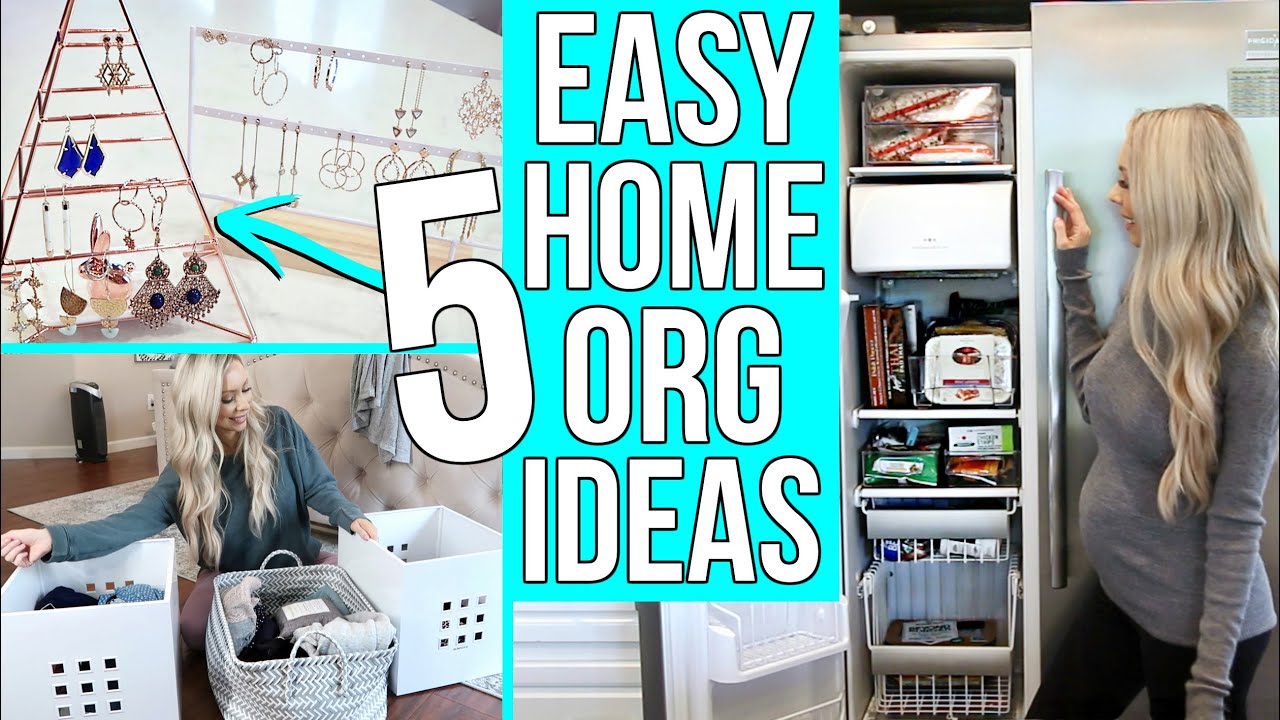 5 EASY Home Organization Projects to Tackle Today! - YouTube