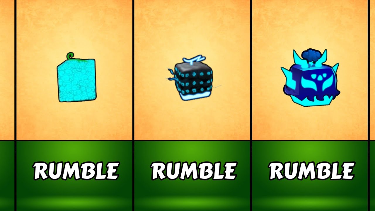 EVOLUTION Of Fruit In Blox Fruit