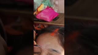 eyebrow threading viral video eyebrow ka sep kayse de #subscribe #youtubeshorts
