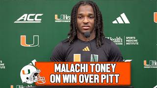 Malachi Toney on #1 Miami's Win Over Pittsburgh | Postgame Press Conference