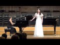 Soprano ye eun choi    sommertage by alban berg