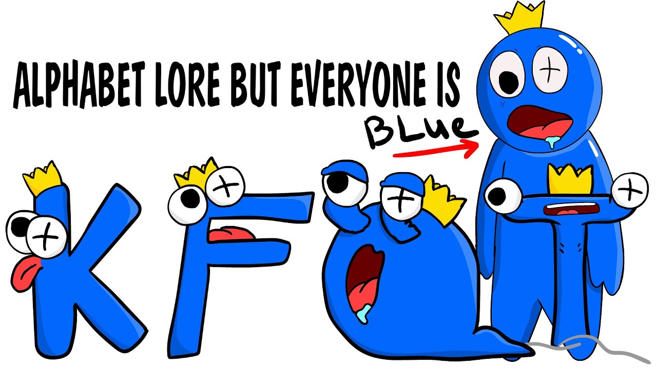 Alphabet Lore's reaction to Blue and Green kissing! 