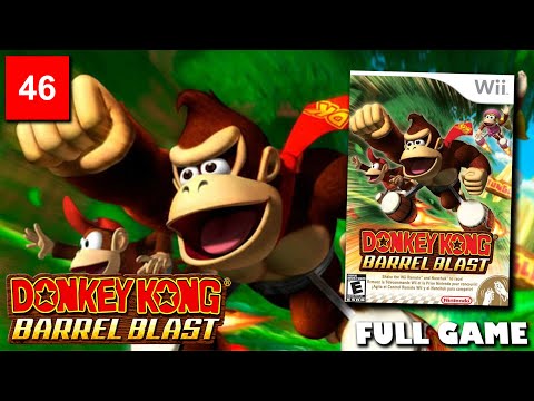 Donkey Kong: Barrel Blast (Wii Longplay, FULL GAME, No Commentary)