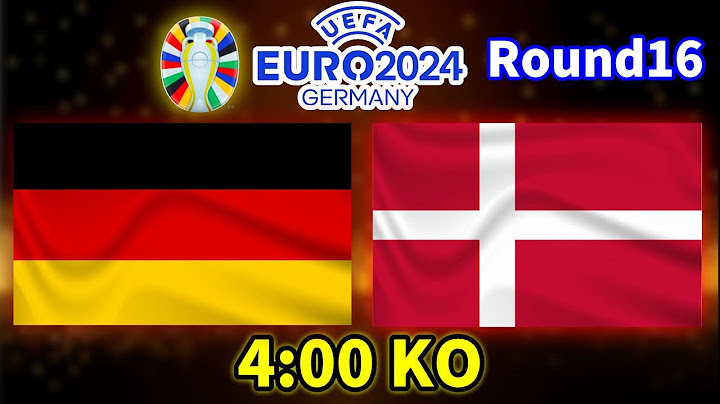 【EURO2024】 ラウンド16 ドイツvsデンマーク