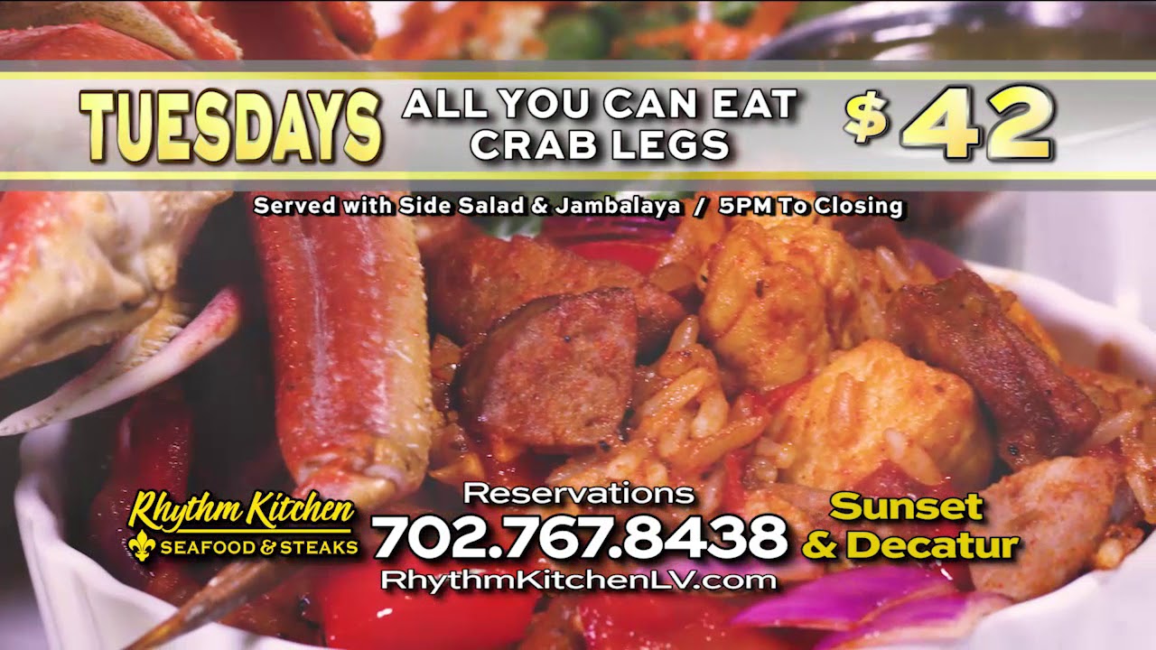 All You Can Eat Crab Legs Every Tuesdays At Rhythm Kitchen In Las