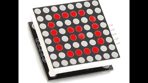 Подключаем arduino к светодиодной матрице MAX7219