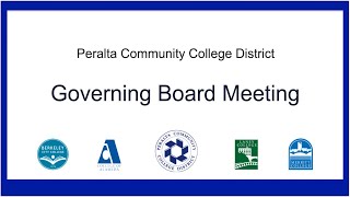 Peralta Colleges Board of Trustees Meeting: October 27, 2020