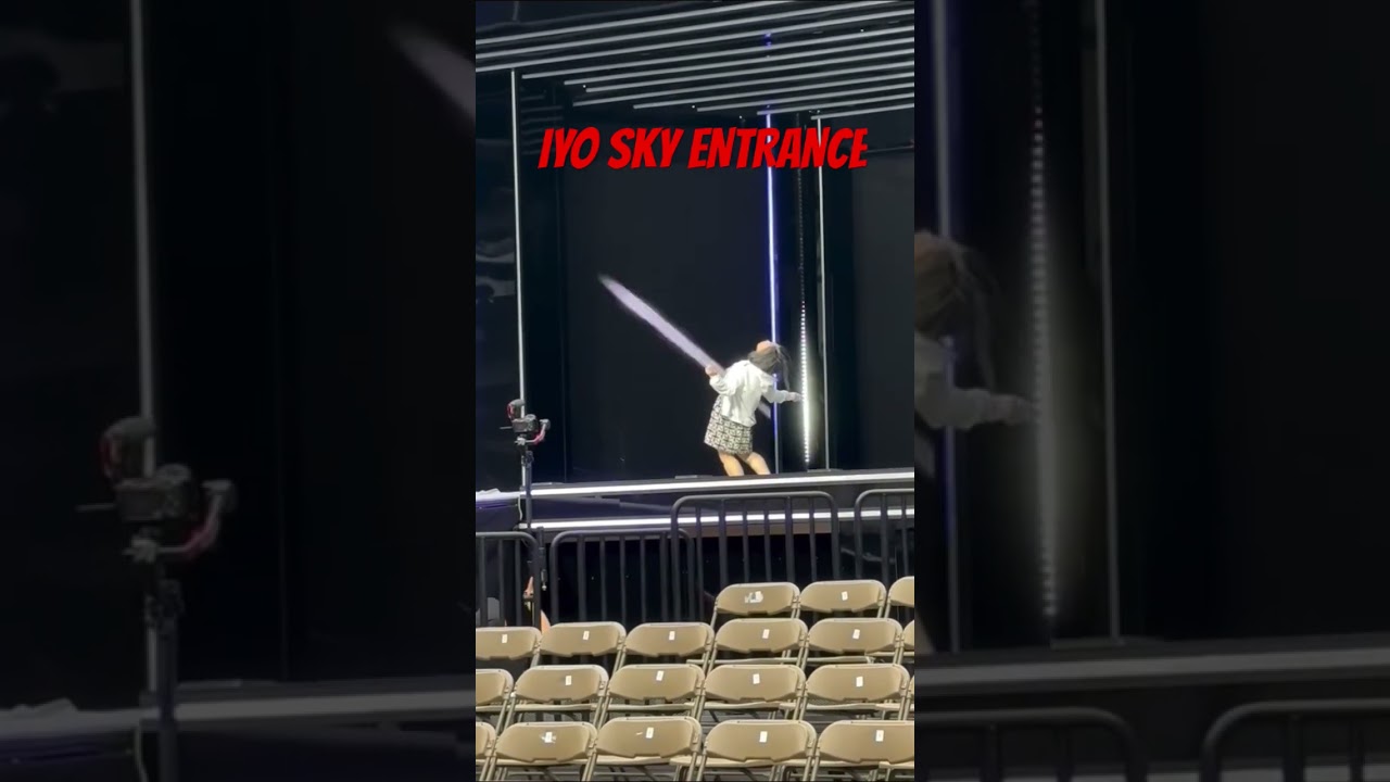 IYO SKY WRESTLEMANIA ENTRANCE REHEARSAL