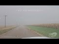 10-12-2023 Holdrege, Nebraska - Tornado Warning - Hail