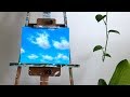 How to paint clouds using acrylics  part 1