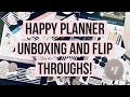 Unboxing my Happy Planner Winter Release Order - Haul Plus Sticker Book & Calendar Flip Throughs!