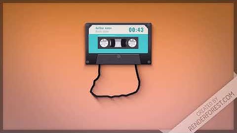 Cassette Music Visualizer
