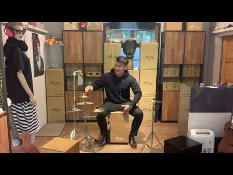 Mr.One 小萬 不離開 安懂 木箱鼓 Cajon cover