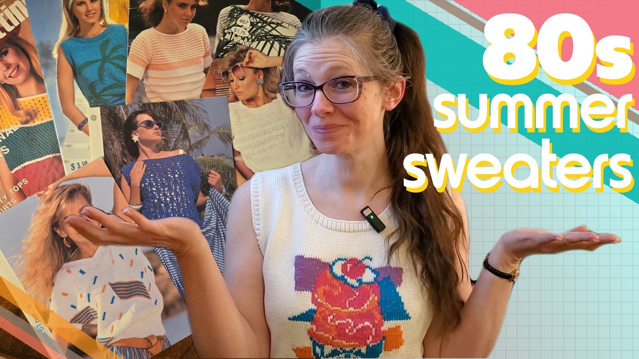 Knit like it's summer '85! Summer knit & crochet patterns from the