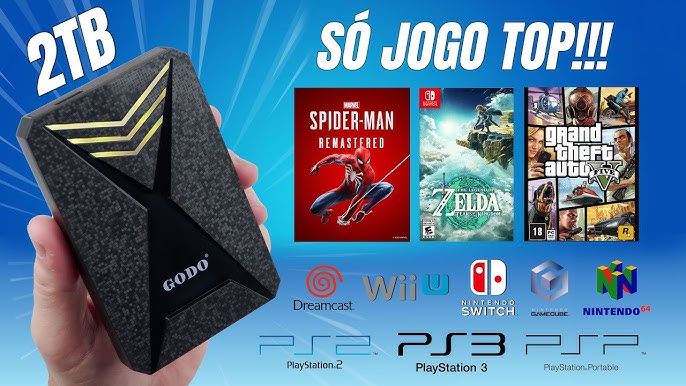 💥Mostrei Todos Os Jogos e Consoles Que Vem No Sistema Multijogos Do GPBOX,  Veja Esse Review Completo 