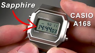 ¿Unscratchable Full Metal Casio A168 with Sapphire Crystal? Yes, please! | SKXMOD