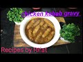 Chicken kabab gravy recipes by rifat