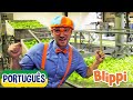 Blippi Visita uma Fábrica de Maçãs | Vídeos Educativos para Crianças | As Aventuras de Blippi