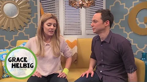 The Grace Helbig Show | Grace Helbig's Mom Is Starstruck Meeting Jim Parsons! | E!