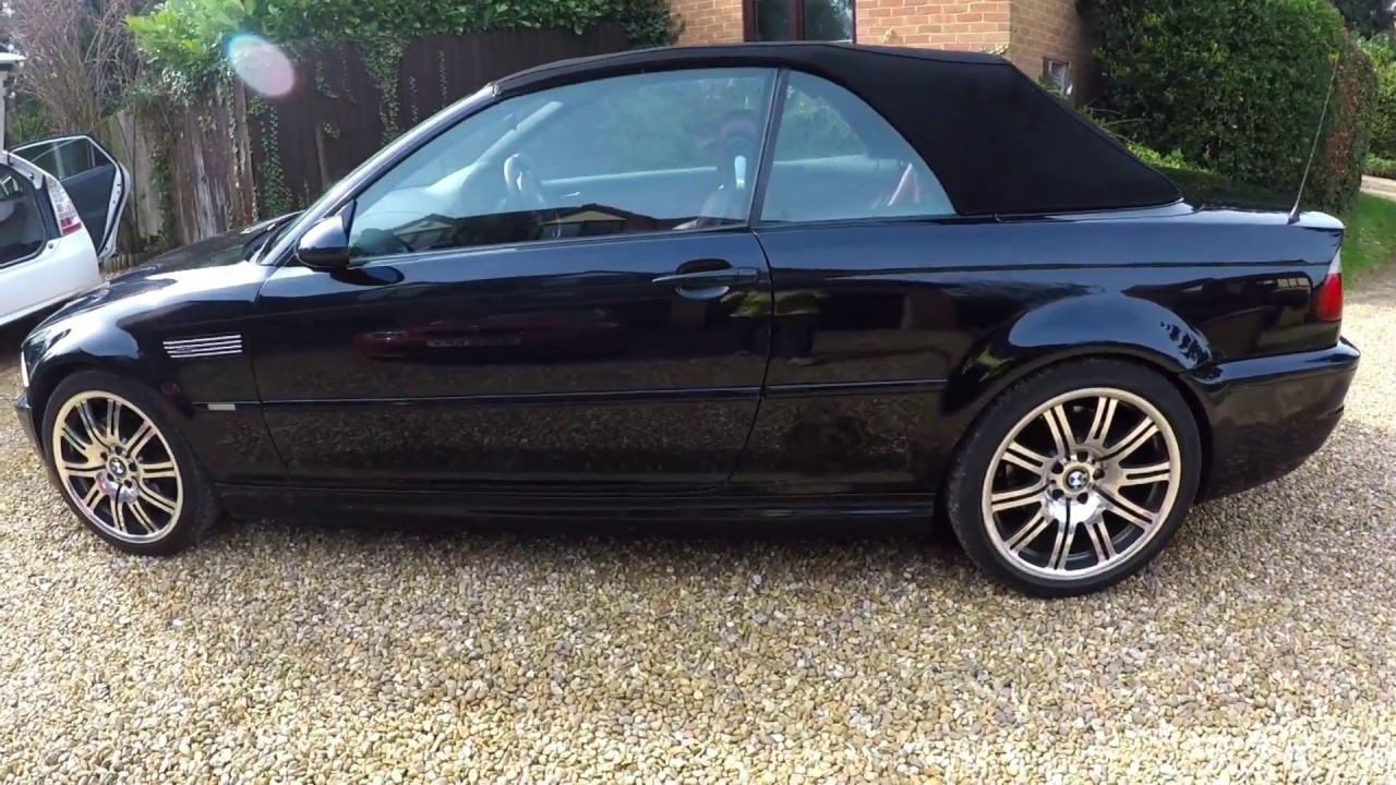 E46 M3 Convertible Roof Closing YouTube