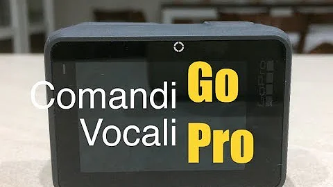 Come attivare comandi vocali a GoPro?