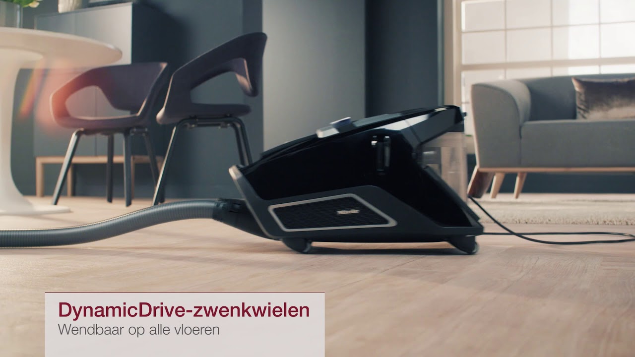 De Blizzard CX1 - DynamicDrive-zwenkwielen | Miele - YouTube