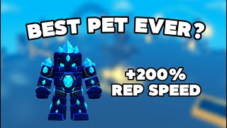 Is The New RARE GOLEM the NEWEST BEST PET? | Roblox Muscle Legends screenshot 4