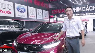 Màn hình DVD Android cho Honda Civic 2021 tích hợp camera 360 độ siêu nét, thông minh, tiện ích