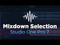How to Commit Tracks in Studio One Pro 7 (Mix Down Selection Tutorial)